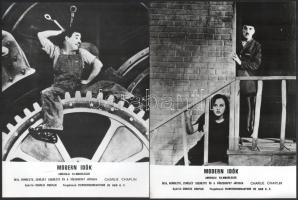 1936 ,,Modern idők című amerikai filmről 13 db produkciós filmfotó, 18x24 cm