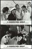 cca 1962 ,,A reménység szele" című szovjet filmről 13 db produkciós filmfotó, 18x24 cm