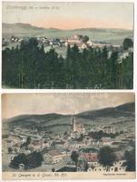 18 db RÉGI külföldi képeslap vegyes minőségben / 18 pre-1945 European postcards in mixed quality
