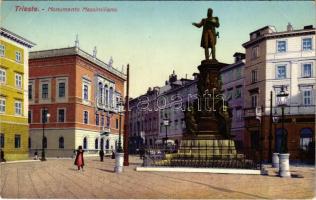 Trieste, Trieszt; Monumento Massimiliano (EK)