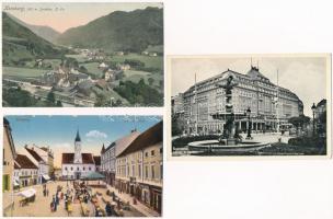 26 db RÉGI használatlan város képeslap jó minőségben: főleg külföldi lapok / 26 pre-1945 unused town-view postcards in good quality: mostly Europe