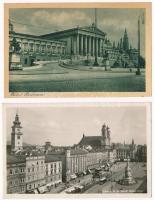 10 db RÉGI használatlan város képeslap jobb minőségben: külföldi lapok / 10 pre-1945 unused town-view postcards in nice quality: Europe