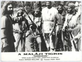 1963 ,,A maláji tigris" (Sandokan) című filmről 9 db produkciós filmfotó, Pánczél György (1920-...