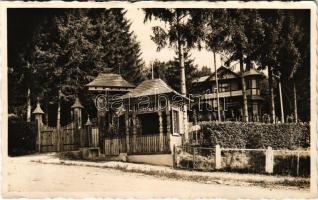 Szováta, Sovata; Bernády villa, székelykapu / villa, Székely gate