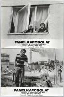 1982 ,,Panelkapcsolat című magyar filmről 13 db produkciós filmfotó, Pánczél György (1920-?) filmtörténész hagyatékából (film- és színházifotó gyűjteményéből), 18x24 cm