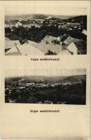 Lippa, Lipova; látkép madártávlatból / general view (képeslapfüzetből / from postcard booklet) (EK)