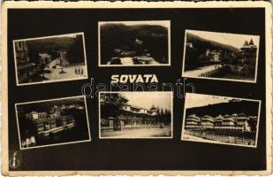 Szováta, Sovata; mozaiklap / multi-view postcard (fl)