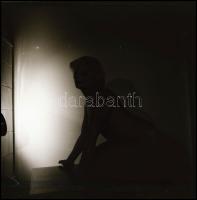 Menesdorfer Lajos (1941-2005) budapesti fotóművész hagyatékából, 5 db vintage NEGATÍV az aktfényképe...