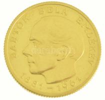 1961. 50Ft Au "Bartók Béla" (3,83g/0.986) T:2 (P) kis karc Hungary 1961. 50 Forint Au &quo...