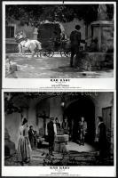 1964 ,,Rab Ráby című magyar filmről 13 db produkciós filmfotó, Pánczél György (1920-?) filmtörténész hagyatékából (film- és színházifotó gyűjteményéből), 18x24 cm