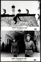 1972 ,,Valter Szarajevót védi" című jugoszláv filmről 13 db produkciós filmfotó, Pánczél György...