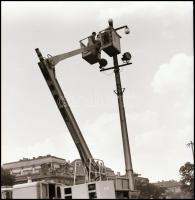 cca 1970-es években készült, vegyes témájú felvételek, 13 db vintage NEGATÍV Zsigri Oszkár (1933-?) ...