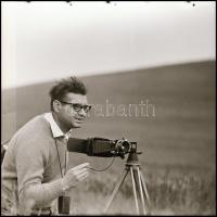 cca 1970-es években készült, vegyes témájú felvételek, 13 db vintage NEGATÍV Zsigri Oszkár (1933-?) ...