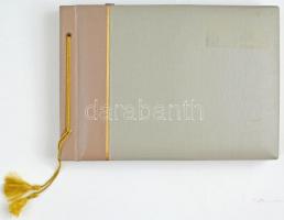 Modern magyar képeslapgyűjtemény, kb 150 db modern magyar városképes lap fotóalbumban, fotósarokkal ...