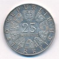 Ausztria 1967. 25Sch Ag "250 éve született Mária Terézia" T:1- patina Austria 1967. 25 Sch...