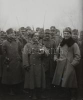 I. világháborús katonai felvételek (katonák gyakorlaton, támadásban, őrségben, vasútállomáson, csopo...
