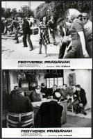 1974 ,,Fegyverek Prágának - a bátrak páncélvonata" című csehszlovák filmről készült 13 db produ...