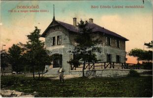 1912 Dobogókő, Báró Eötvös Loránd menedékháza. A Magyar Turista Egyesület kiadása (EK)