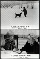 1973 ,,A gyalogjáró című német-svájci filmről készült 13 db produkciós filmfotó, 18x24 cm