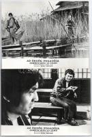 1971 ,, Az ördög fogadója című japán filmről készült 13 db produkciós filmfotó, 18x24 cm