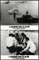 1973 ,,A rendőrség csak áll és néz" című olasz filmről készült 13 db produkciós filmfotó, 18x24...