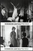 1975 ,,Robinson-lány" című csehszlovák filmről készült 13 db produkciós filmfotó, 18x24 cm
