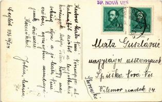 1936 Cegléd, M. kir. állami Kossuth reálgimnázium. Szombathy photo