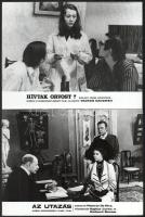 Külföldi filmek vegyes tétele, 13 db produkciós filmfotó különféle filmek egy-egy jelenetéről, 18x24...