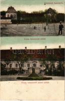 1910 Aszód, Evangélikus leánynevelő intézet és udvara. Wahl Adolf kiadása (fl)