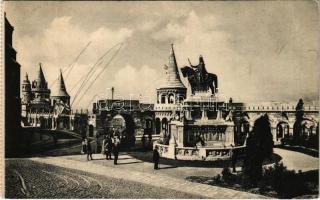 1907 Budapest I. Szent István király szobra. Örömy Sándor kiadása (ázott sarkak / wet corners)