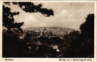 1931 Budapest I. Királyi vár a Gellért-hegyről nézve (EK)