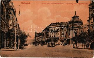 Budapest XIII. Lipót körút, Vígszínház, villamosok, Bioskop Mozgó mozi (szakadás / tear)