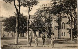1909 Temesvár, Timisoara; Hunyady kastély, jelenben tüzérségi szertár / castle, K.u.K. military artillery depot