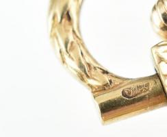 14 K arany (Au) Doxa nyitott zsebóra. Jelzett, működő állapotban, kissé laza hátlappal. d: 48 mm, br...