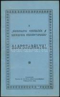1911 A Rákospalotai Vendéglősök Szikvízgyára Rt. alapszabályai. 14p.