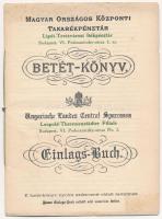 1917. Magyar Országos Központi Takarékpénztár - Lipót-Terézvárosi fiókpénztár betétkönyve szárazpecséttel