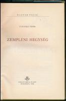 Tamaskó Ödön: Zempléni hegység. Magyar Tájak. Bp., 1958, Bibliotheca. Fekete-fehér fotókkal illusztr...