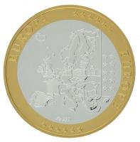 DN Europa - Németország jelzett, részben aranyozott Ag emlékérem (19,97g/0.999/40mm) T:1- (PP) ND Europa - Germany hallmarked, partially gilt Ag commemorative medallion (19,97g/0.999/40mm) C:AU (PP)