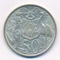Ausztrália 1966. 50c Ag "II. Erzsébet" T:2 kis patina Australia 1966. 50 Cents Ag "El...