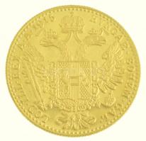 Ausztria 1915. 1D Au "Ferenc József" utánveret (3,51g/0.986) T:1- (PP) / Austria 1915. 1 D...