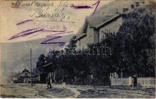 1909 Báziás, vasútállomás. Mühsammer A. kiadása / railway station (EK)