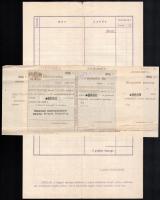 1916 Karácsony a harctéren gyűjtőív, felhívás és csekkszelvény