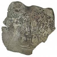 Bizánci Birodalom XII-XIII. század Trachy billon (1,25g) T:3 ki. Byzantine Empire XIIth-XIIIth century Trachy Billon (1,25g) C:F cracked