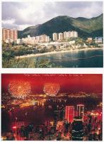 Hongkong képeslap sorozat, 30 db, tokban