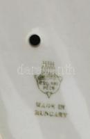 Zsolnay porcelán bika, kézzel festett, jelzett, sérült, 29×15 cm