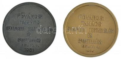 Iván István (1905-1968) 1951. "Váltófutás a felszabadulás ünnepére / Fővárosi Tanács - Budapest...