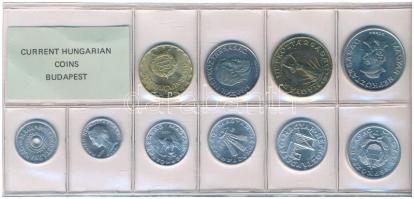 1988. 2f-20Ft (10xklf) érmés forgalmi sor fóliatokban T:1 Adamo FO21