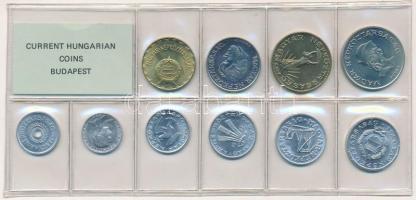 1988. 2f-20Ft (10xklf) érmés forgalmi sor fóliatokban T:1 Adamo FO21
