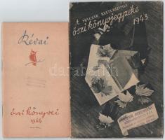 1939-1944 3 db könyvkatalógus: Uj Idők karácsonyi könyvjegyzéke; A Magyar Kulturszemle őszi könyvjeg...