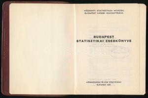 Budapest Statisztikai Zsebkönyve. 1959. Központi Statisztikai Hivatal Budapest Városi Igazgatósága. ...
